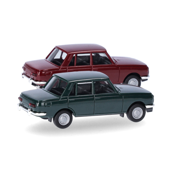 Herpa 013918-002 – MiniKit: Wartburg 353 '66 (Zestaw 2 szt.) | Skala 1:87 H0